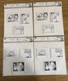 五等分の花嫁 一番くじ ステーショナリーセット 二乃 五月 2種×2 4点セット