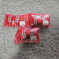 新品未使用　蝶ネクタイ 赤 青 白 ストライプ　3セット