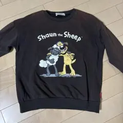 ひつじのショーントレーナー　ブラウンのサムネイル