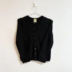 【イタリア産ウール100％】BEAMS/クルーネックカーディガン/ニット