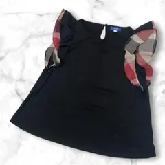 【美品】ブルーレーベルクリストブリッジ　フリル袖 ノースリーブ　Tシャツ
