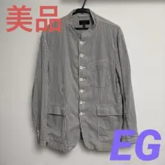 ナイロンジャケット ノーカラー