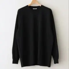 AURALEE 長袖カットソー ブラックLUSTER PLAITING サイズ3のサムネイル