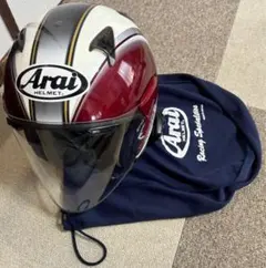 ARAI アライ SZ-F RETRO レトロ 赤 SZF ジェットヘルメット Yahoo!オークション - ARAI アライ SZ-F RETRO レトロ 赤 SZF ジェット