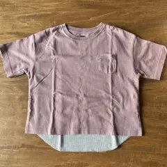 FREAK'S STORE WEB限定　KIDSレイヤードセットTEE ピンクのサムネイル