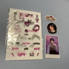 StrayKidsハン　カード・ステッカーセット