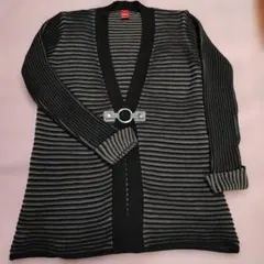 olsen 　ストライプ 　ロング　カーディガン