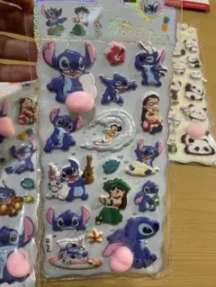ディズニー スティッチ リロ 立体シールセット