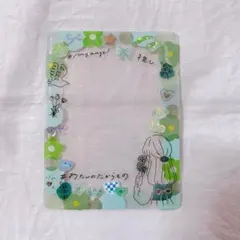 硬質トレカケースシールデコ グリーン