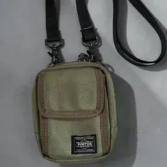 【ポーター】PORTER 吉田カバン ミニショルダーバッグ　カーキ　ウォレット