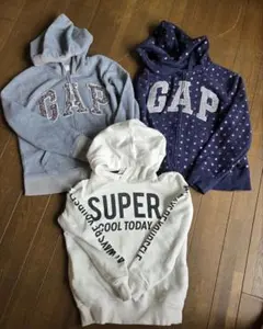 GAP.H&M　パーカー 3点セット