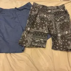 メンズ　ショートパンツ2枚セットのサムネイル