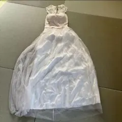 新品　花嫁ウエディングドレス 二次会 結婚式 肩バンドつき！前撮り
