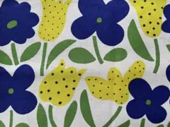 生地・花柄・青黄