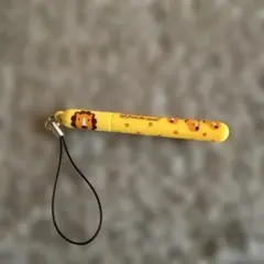 ライオン柄 ミニボールペン ストラップ付き