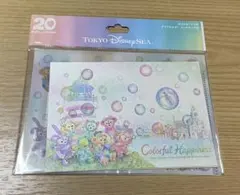 ディズニー ダッフィー カラフルハピネス ポストカードセット