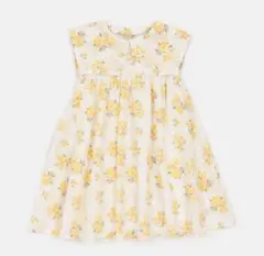 【新品未使用】petit main フローラルプリント ノースリーブワンピース