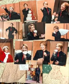 宝塚宙組、桜木みなと、FC限定お茶会写真12枚、直筆メッセージ付き（印刷）