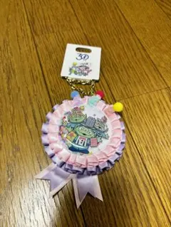 リトル・グリーン・メン／ 缶バッジ ロゼット チェーン付き TOYSTORY