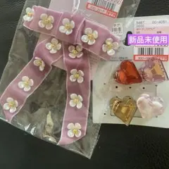 【人気色】 melume makiさんリボン ヘアクリップ 小ヘアクリップセットのサムネイル