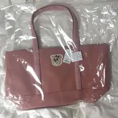 フェイラー オールドテディガール ワッペントートバッグ ピンク 大 LL
