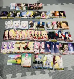 ヴァイスシュヴァルツ Re:ゼロ カードセットSR1枚RR1枚R3トータル58枚