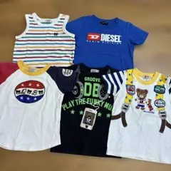 5枚セット ミキハウス Tシャツ【サイズ90】