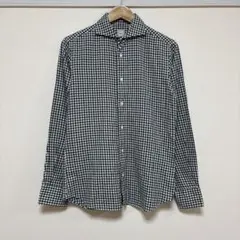 ships シップス　メンズ　長袖シャツ　チェック柄　Sサイズ　綿100%