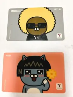 KAKAO FRIENDS T-money カード 2枚セットのサムネイル