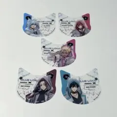 ブルーロック サイバーキャット アニメイト特典 猫型クリアカード 5枚