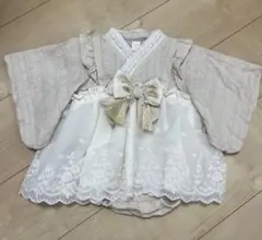 ベビー袴ロンパース　Cottoli 70