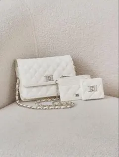 Darich ダーリッチ DDロゴキルティング トラベルセット ホワイト　新品