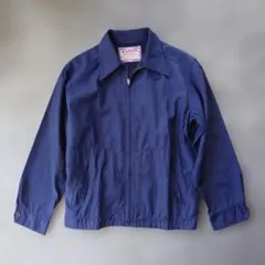 50s NORTEX レーヨンギャバジンジャケット 紺 - メルカリ