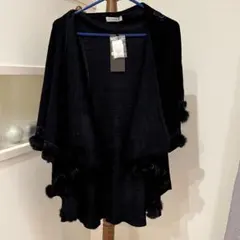 CICCARELLO ケープ風カーディガン