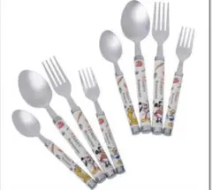 【ディズニーストア】カトラリー8本セット　Mickey’s Restaurant