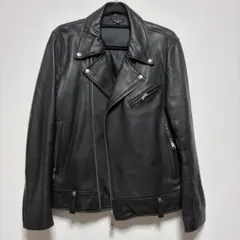 未使用級 希少サイズ L】リドム ダブルライダースジャケット