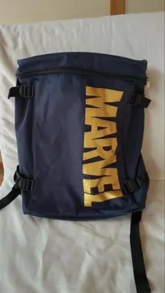 MARVEL ネイビー×ゴールド ロールトップリュックのサムネイル