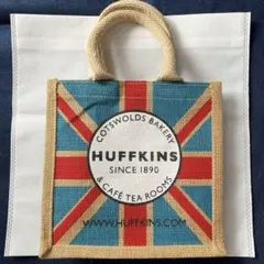 HUFFKINS ハフキンス ジュート トートバッグ ユニオンジャック イギリス