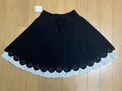 Secret Honey シークレットハニー スカート 黒 ストライプ リボンのサムネイル