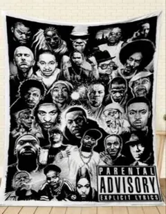 海外ヒップホップアーティストブランケット車内毛布新品未使用