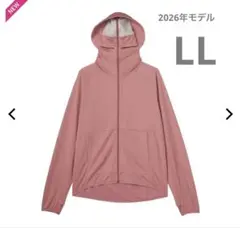 【新品】 ワークマン クールUVサンシェードパーカーex+ LL ピンクのサムネイル
