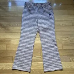 Needles ニードルズ アーガイル 运动裤 靴型裤 脚口外翻