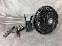 新品 車載用　DC12V 扇風機 クリップ式 8インチ 首振り 角度調整のサムネイル