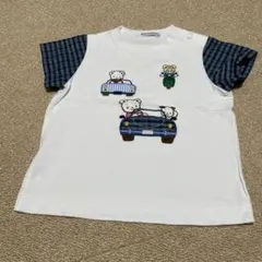 ファミリア ファミちゃん 車 チェック Tシャツ - メルカリ