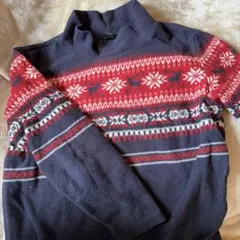 UNIQLO ノルディック柄 フリース パジャマ 120