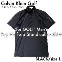 [Calvin Klein] ドライ 半袖ジップスタンド シャツ Lのサムネイル