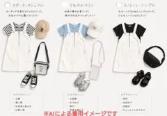 MAKE YOUR DAY 110 ジャンバースカート アイボリーのサムネイル