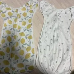 coperta スワドル　Mサイズレモン柄と星柄　 2点セット