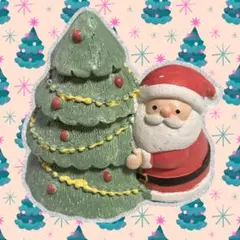 ナチュラルキッチン サンタとクリスマスツリーのオブジェ②