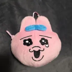 おぱんちゅうさぎ カラビナ付きぬいぐるみファスナーマスコット
